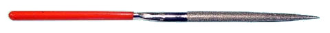 Надфиль Алмазный полукруглый L140х3 с обрезиненной ручкой "CNIC"
